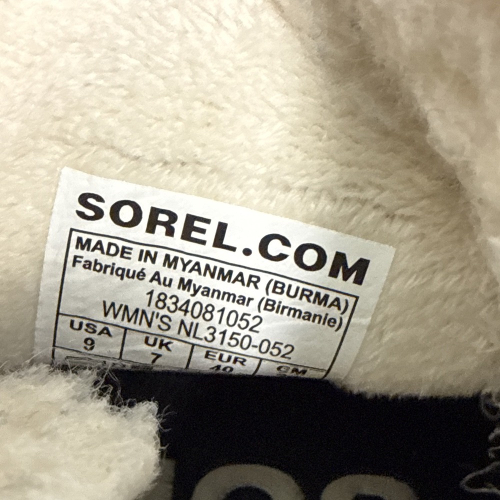 Sorel Out N About Plus Duck Boots NL3150-052 Waterproof Wool Womens Size 9 - Picture 8 of 8
